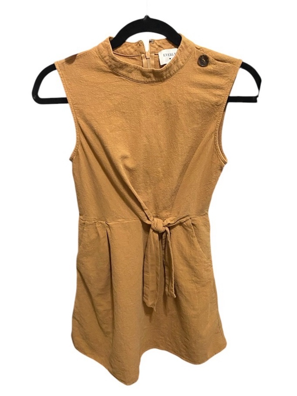 Everly Sleeveless Tie-Waist Mini Dress - Picture 2 of 6